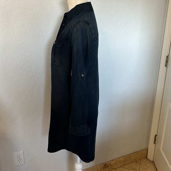 CREMIEUX Jay ShirtDress Denim Dark Indigo- Size XS - Picture 2 of 11